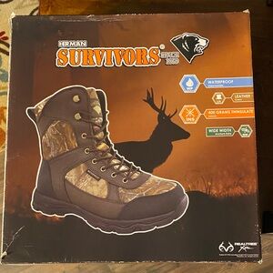 Herman Survivors Waterproof Hunting Boot Box with Camouflage Boot